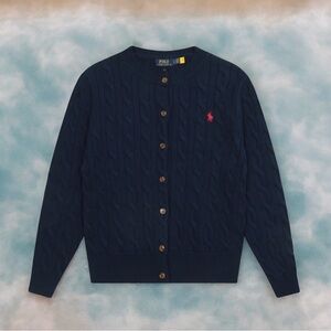 Polo by Ralph Lauren Navy Blue Women's Cardigan